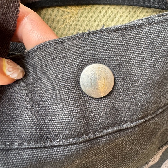 Hermes Black Canvas Tote - Picture 8 of 8